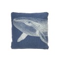 Set of 2 Whale cushions