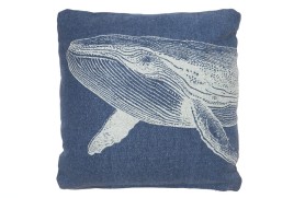 Set of 2 Whale cushions