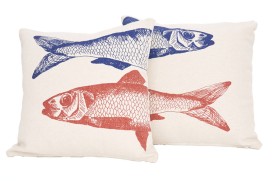 2 Fish Cushions