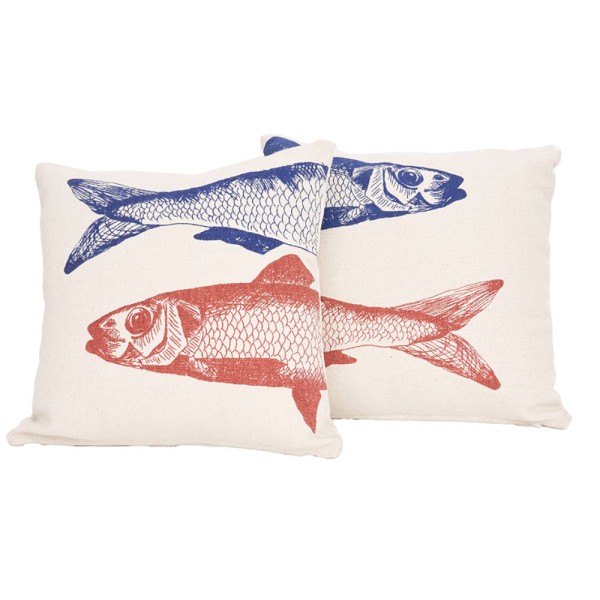 2 Fish Cushions