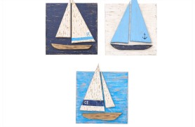 Lot de 3 tableaux marins