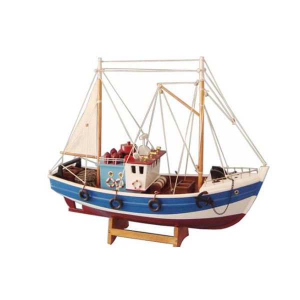 Model of a fishing boat, 40 cm long. Online sale.